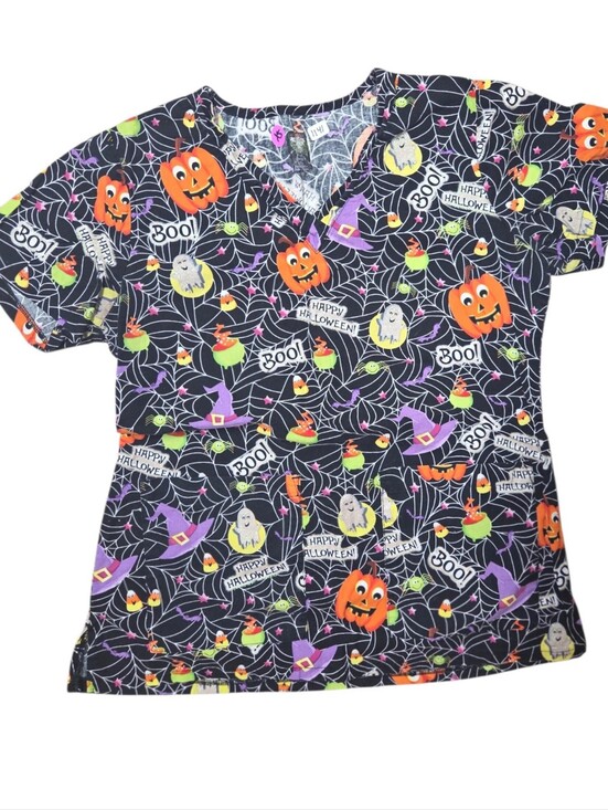 Smart Scrubs Other - Halloween Scrub Top